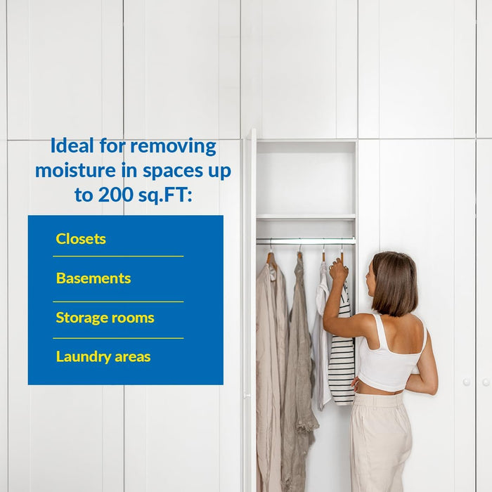Humydry Moisture Absorber Hanging Bag 15.9 oz – Unscented or Wool Protector Dehumidifier for Closets, RVs & Basements - Jeffers - Animal & Pet Supplies > Pet Odor & Stain Removers