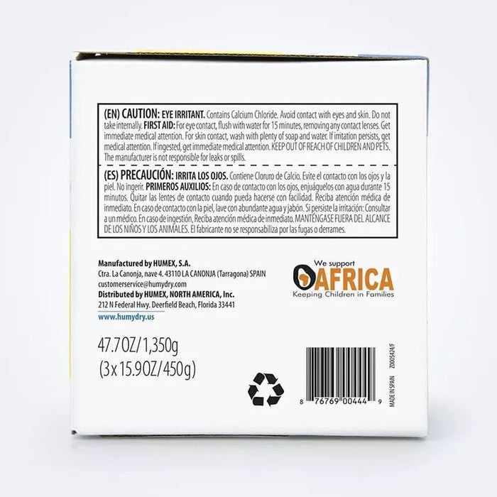 Humydry Premium 15.9 oz Moisture Absorber Device – Refillable Unscented Dehumidifier for Rooms up to 200 sq ft - DR2D - 15.9 oz - Refills 3 pack - Unscented - 11