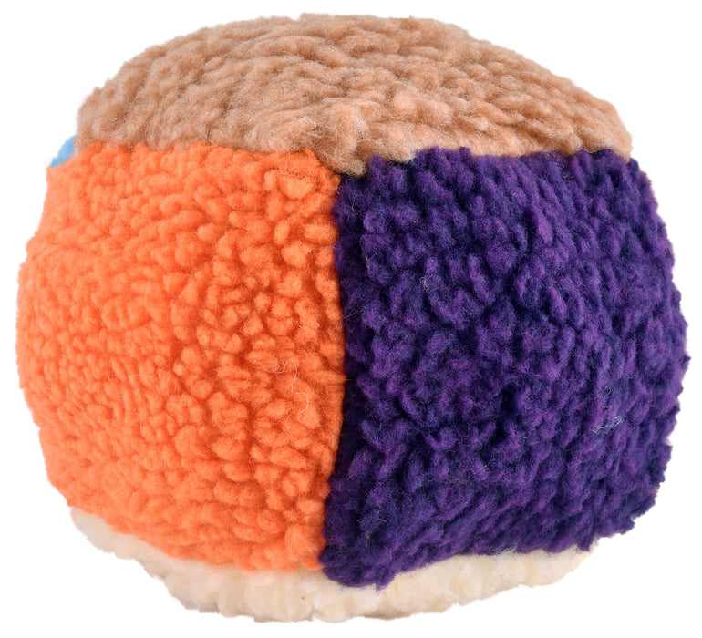 Fuzzy Cube Dog Toy, 5.5" -   