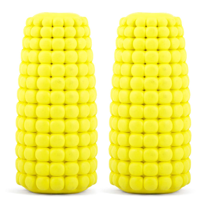 Jeffers Corn Cob Natural Rubber Stuffable Treat Dispenser Dog Dental Chew Toy