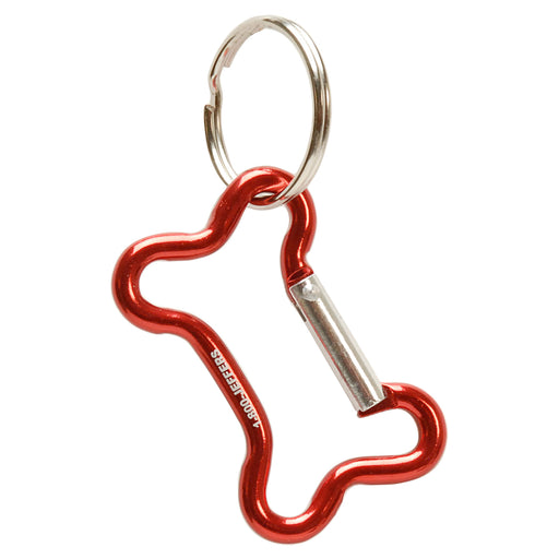 Jeffers Bone Keyring Clips for Dogs - Small Bone Clip, 1.75"L  