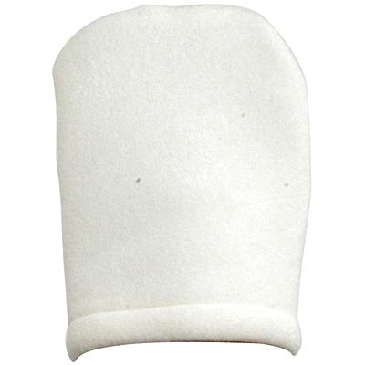 Double-Sided Sisal/Fleecy Face Mitt -   