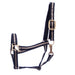 Padded Horse Halter with Snap by Jeffers - Black/Tan  