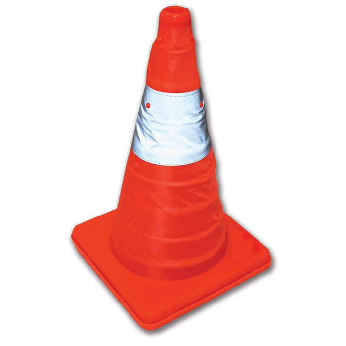 Retractable Safety Cones - Retractable Arena Cone, 23-5/8"  