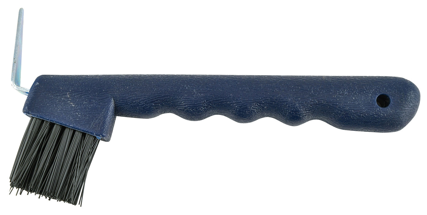 Hoof Pick & Brush  for Horses - Navy  