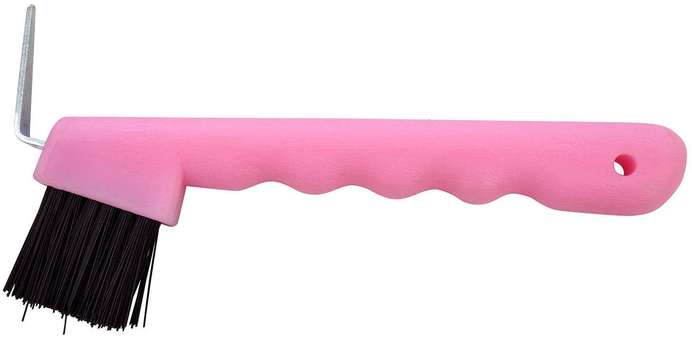 Hoof Pick & Brush  for Horses - Pink  