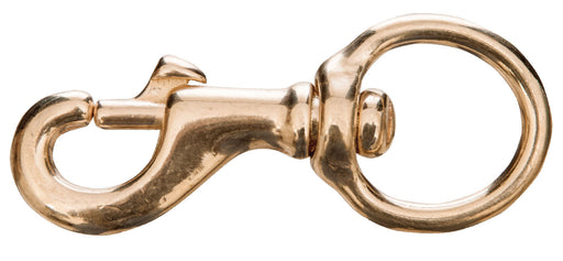 Round Eye Bolt Snaps by Jeffers - 1" x 3-1/2" Solid Brass Bolt Snap  