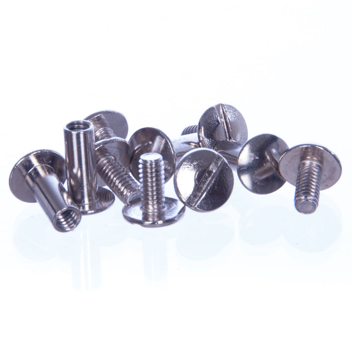 Chicago Screws - 1/2" Chicago Screws, 10 Pack  