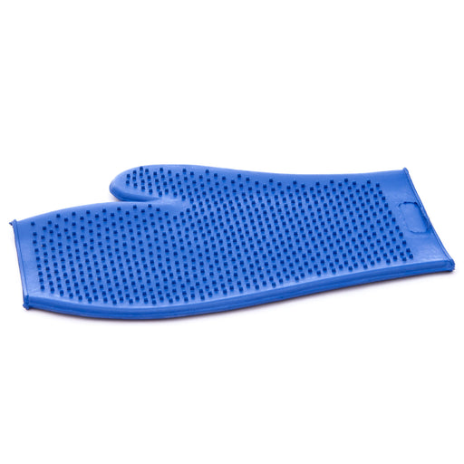 Jeffers Groomit Rubber Grooming Glove - Blue  