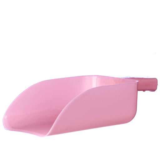 Plastic Feed Scoop, 5 pints by Jeffers - Pink  