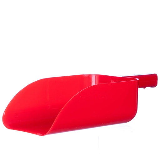 Plastic Feed Scoop, 5 pints by Jeffers - Red  