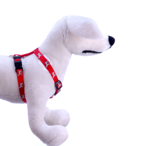 Reflective Hound Series Harness, 3/4" x 20"-28" - Red  