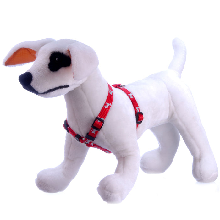 Reflective Hound Series 1" Harness, 28"-36" - Red  