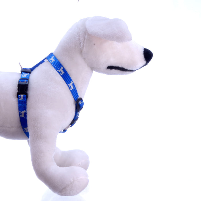 Reflective Hound Series 1" Harness, 28"-36" - Blue  