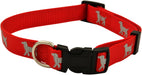 Reflective Hound Series 5/8" Collars, 10-16" - Red  