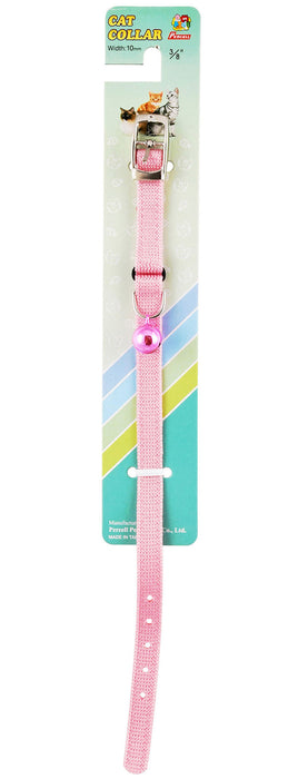 Jeffers Nylon Cat Collars - 10"L - Pink  