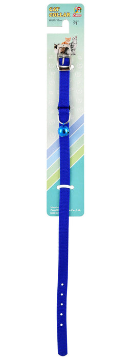 Jeffers Nylon Cat Collars - 12" - Blue  