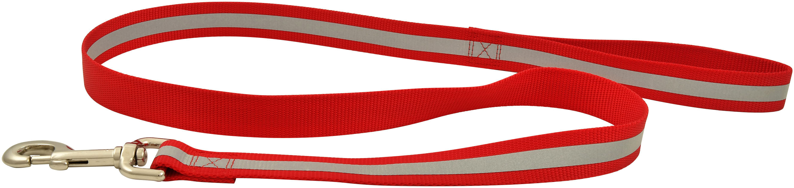 Jeffers Reflective Leash, 4 ft L x  1 in W - Red  