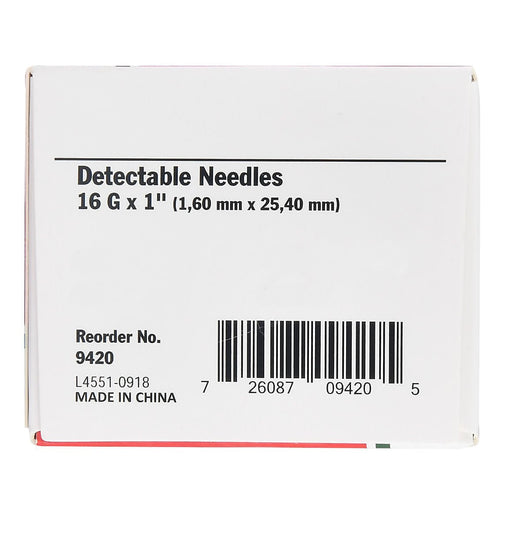 Ideal D3 Detectable Needles, Box of 100 - Jeffers - Animal Health & Wellness > Medical Supplies