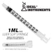 Ideal Luer Slip Syringes, Boxes - CSB9 - 1 mL, 100 Count - 3
