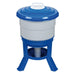 Imperial Chicken Waterer 40 Liter – Durable Poultry Drinker with Elevated Legs - GAUD7 - Blue/White - 40 Liter - 1