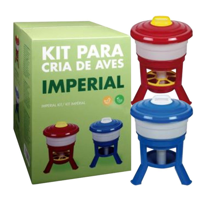 Imperial Kit – 30L Chicken Waterer and 30L Poultry Hopper Feeder Set - GAUDK - 1