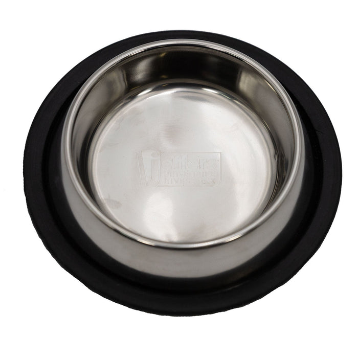 Indipets Non-Tip Stainless Steel Bowl - 010CL-WSSW0 - 8 oz - 1 ct - 3