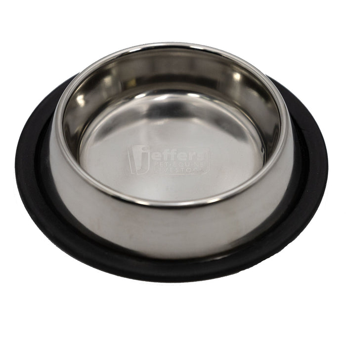 Indipets Non-Tip Stainless Steel Bowl - 010CL-WSSW0 - 8 oz - 1 ct - 1