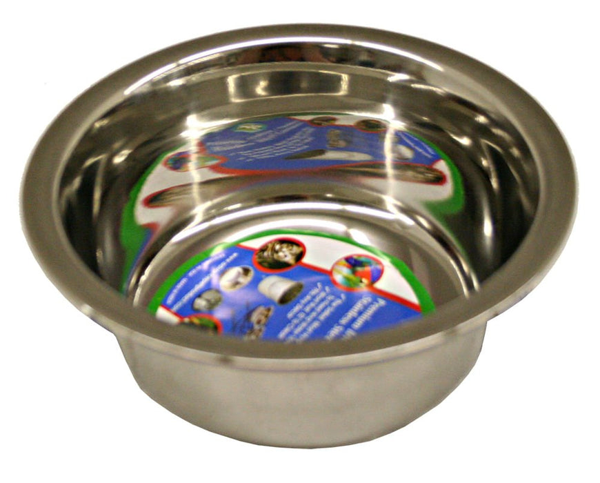 Indipets Regular Stainless Steel Bowl - Jeffers - Animal & Pet Supplies > Pet Bowls, Feeders & Waterers