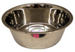 Indipets Regular Stainless Steel Bowl - 010CL-WSS-4 - 2 qt - 7