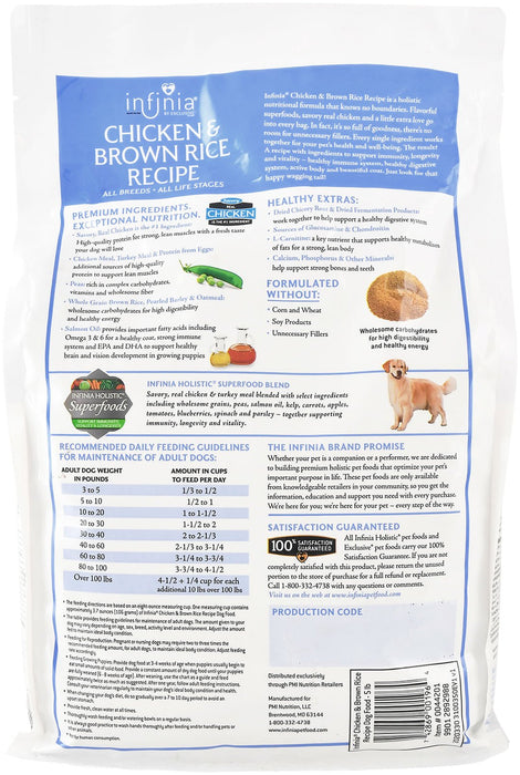 Infinia Chicken & Brown Rice Dog Food - Jeffers - Dog Supplies > Dog Food > Dry Dog Food