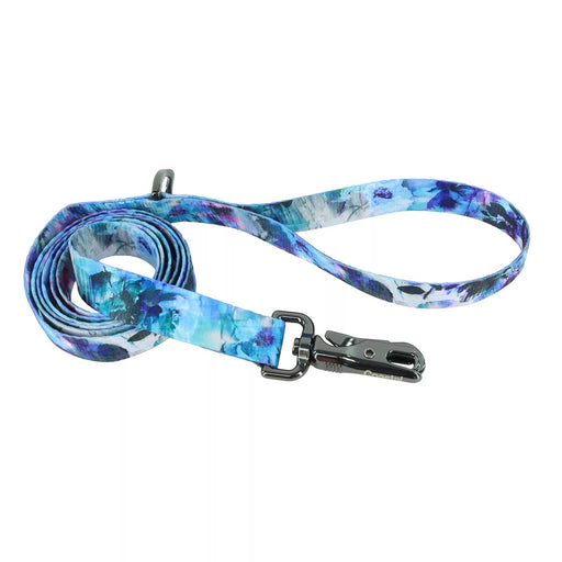 Inspire Fashion Dog Leash - C21GD - Rainy Day Floral - Small/Medium - 5/8" x 6' - 4