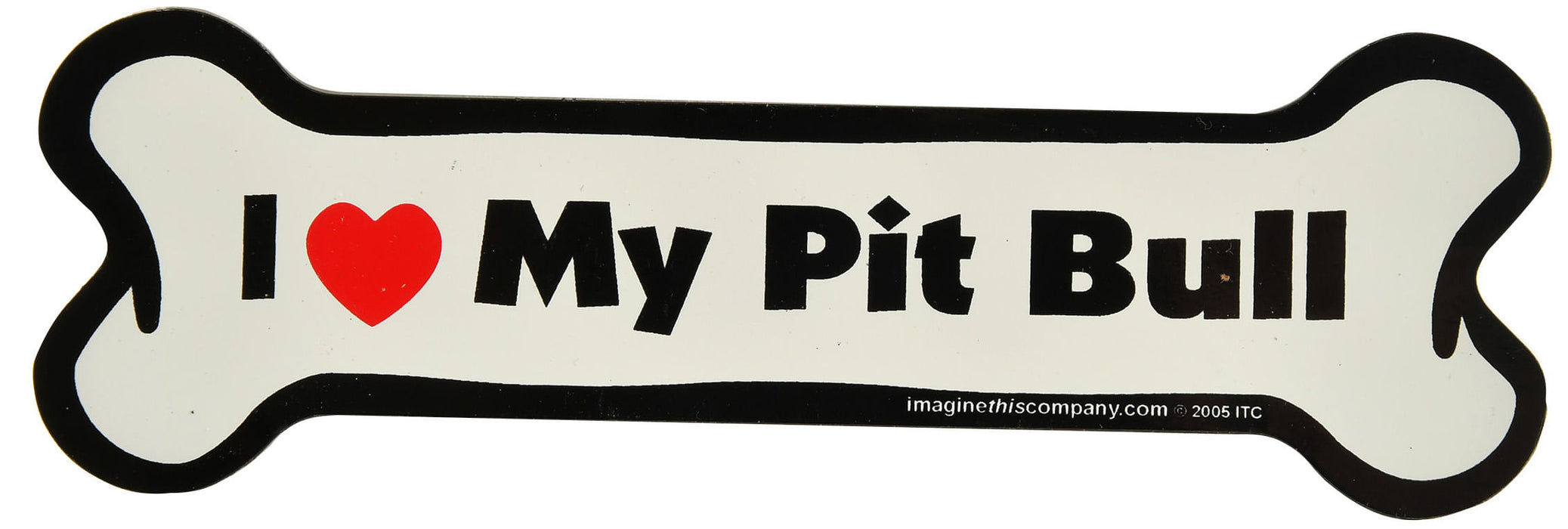 Bone Magnets, 7" x 2.25" - I Love My Mutt  