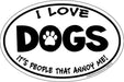 Oval Magnets, 6' x 4' (Dog) - Therapist/Wet Nose  