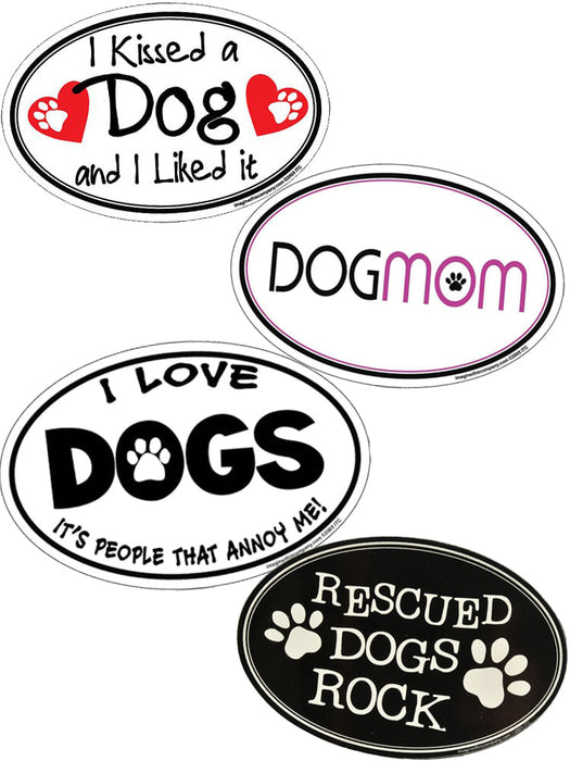 Oval Magnets, 6' x 4' (Dog) - Wag It  