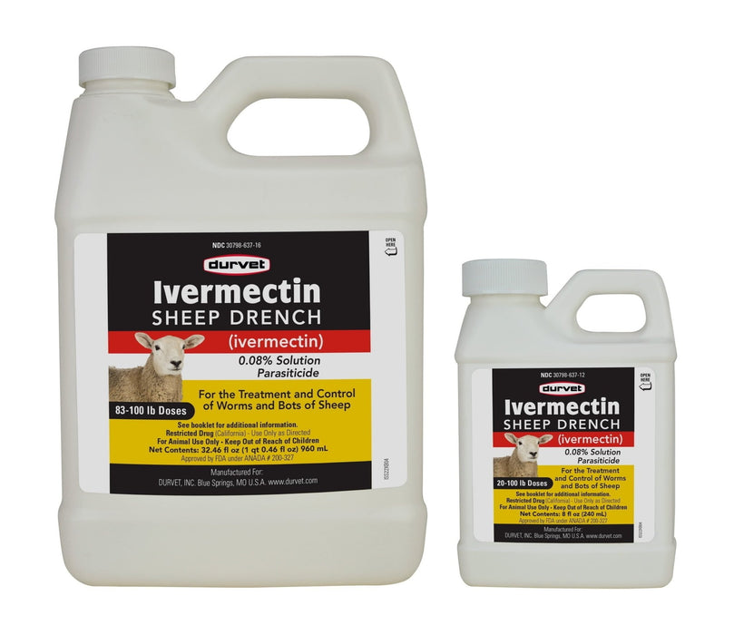 Ivermectin Sheep Drench, 240 ml - Jeffers - Animal Health & Wellness > Medicine