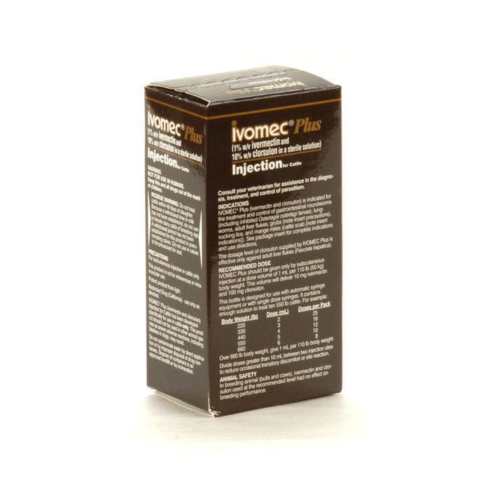 Wormec Injection Ivomec Plus Injectable Wormer for Cattle — Jeffers