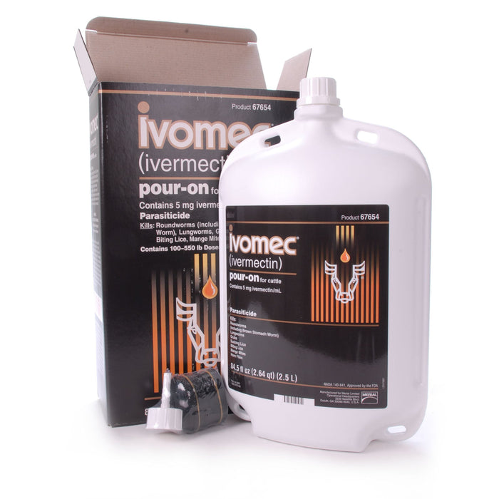 Ivomec Pour - On Cattle Wormer - Jeffers - Animal Health & Wellness > Medicine