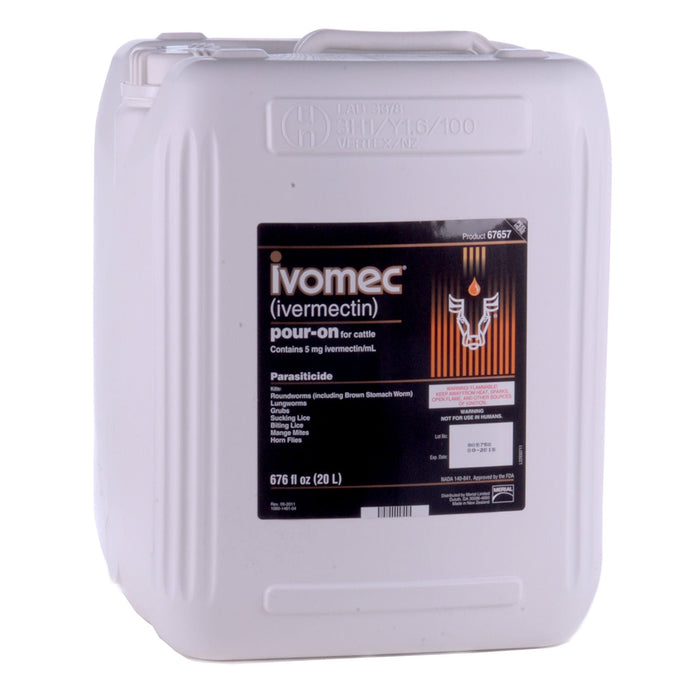 Ivomec Pour - On Cattle Wormer - Jeffers - Animal Health & Wellness > Medicine