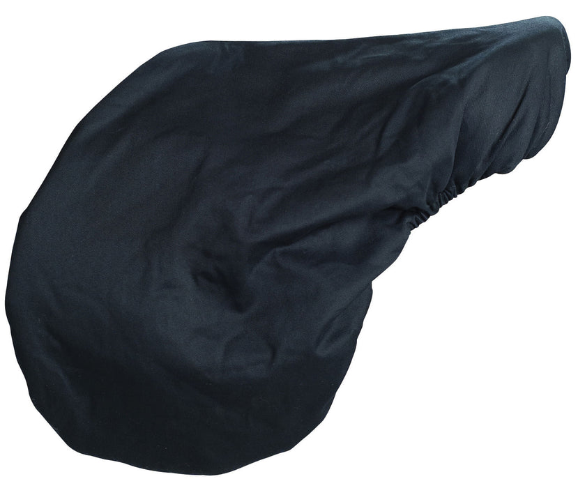 Lettia Fleece Lined Saddle Cover, All Purpose - Black  