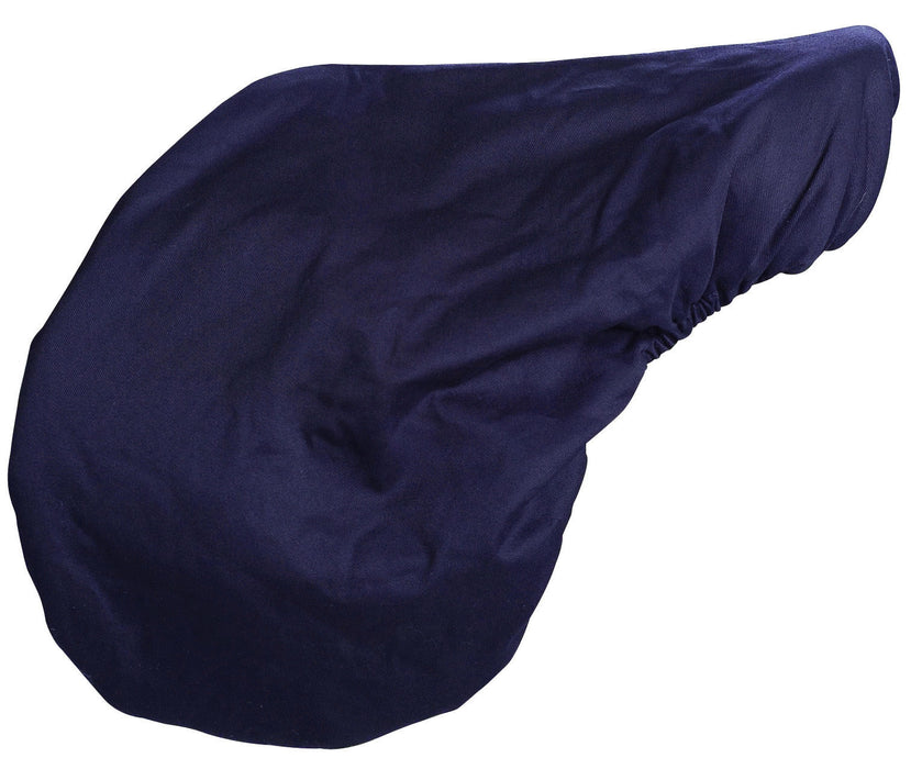 Lettia Fleece Lined Saddle Cover, All Purpose - Navy Blue  