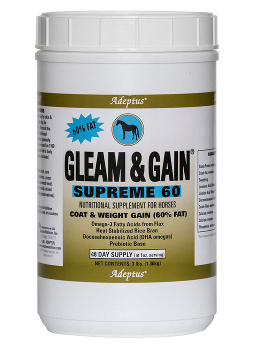 Gleam & Gain Supreme 60 - 3 lb Gleam & Gain® Supreme 60, (48 day supply)  