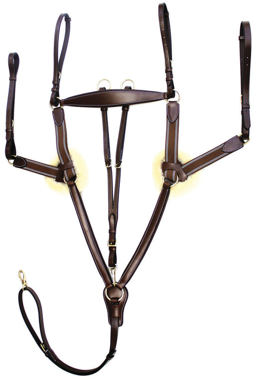 Pro 5 Point Elastic Breastplate Martingale -   