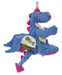 Plush Dragon Dog Toy - Periwinkle Large 