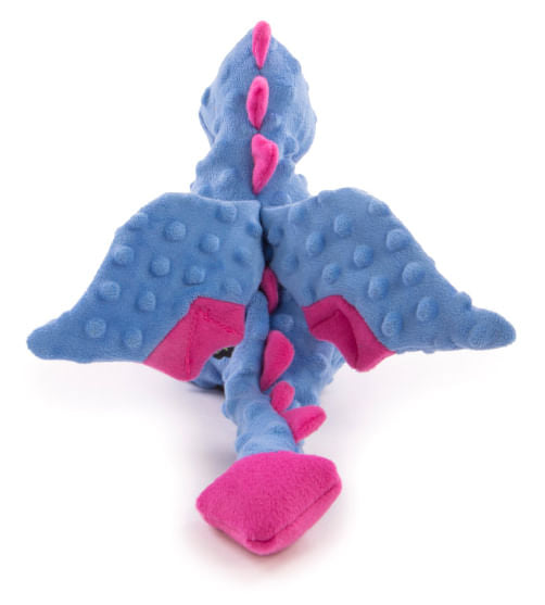 Plush Dragon Dog Toy - Periwinkle Large 