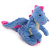 Plush Dragon Dog Toy - Periwinkle Large 