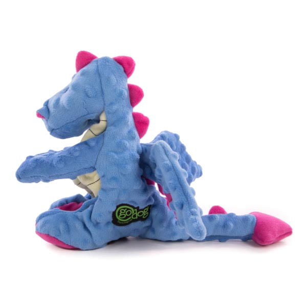 Plush Dragon Dog Toy - Periwinkle Large 