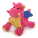 Plush Dragon Dog Toy - Coral Large 