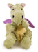 Plush Dragon Dog Toy - Lime Large 