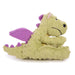 Plush Dragon Dog Toy - Lime Large 